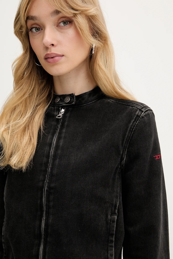 Τζιν μπουφάν Diesel DE-MORNIN JACKET μαύρο A13434.09I35