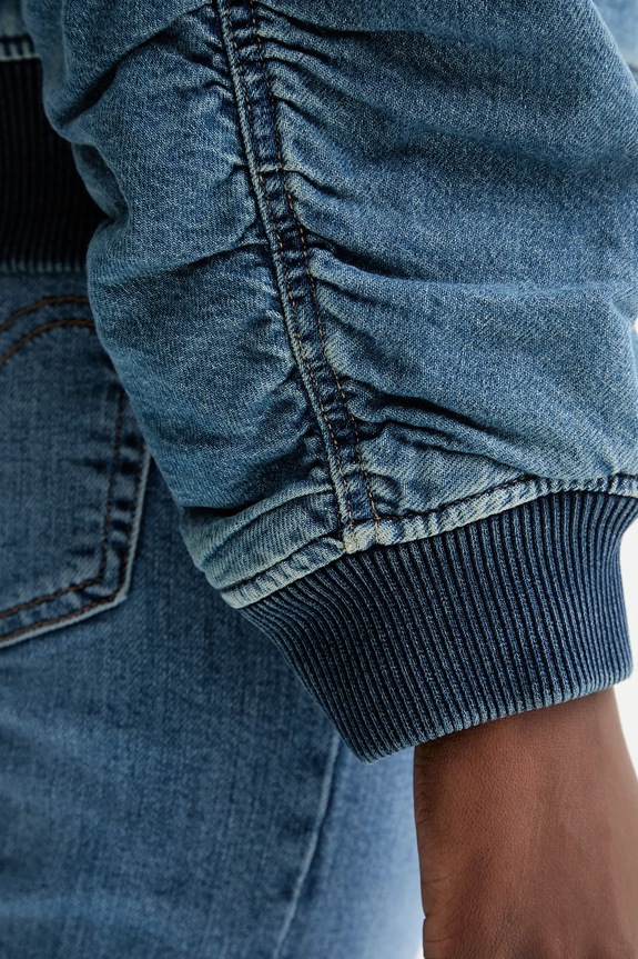 Džínsová bomber bunda Levi's A7262.0009 modrá