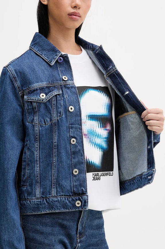 Džínová bunda Karl Lagerfeld Jeans A1W14002