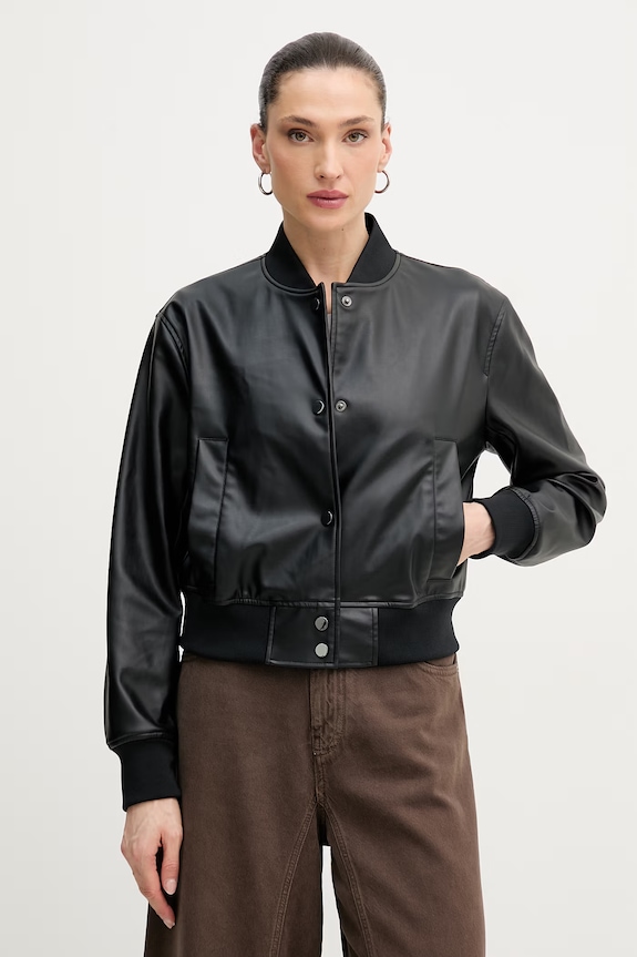 Armani Exchange Bunda bomber dámska čierna XW001432.AF16618.NOS