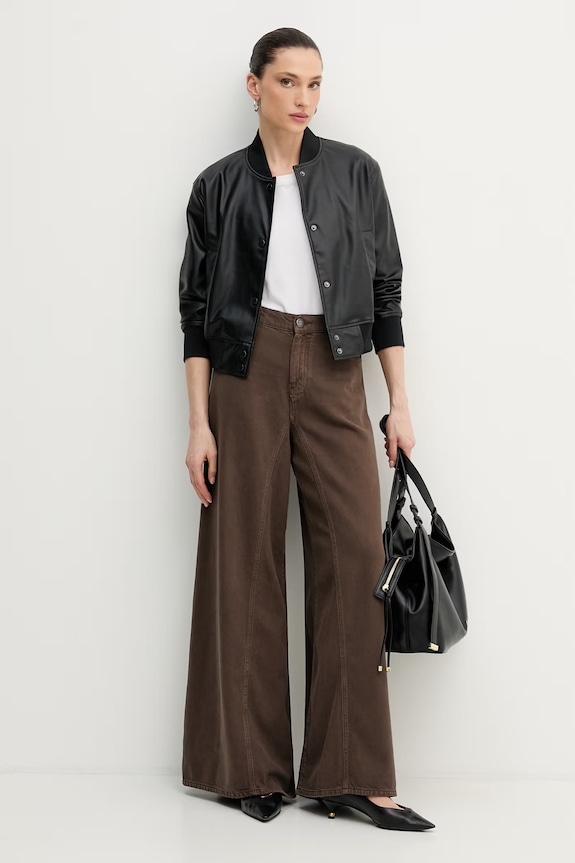 Armani Exchange Bunda bomber dámska XW001432.AF16618.NOS čierna AA00