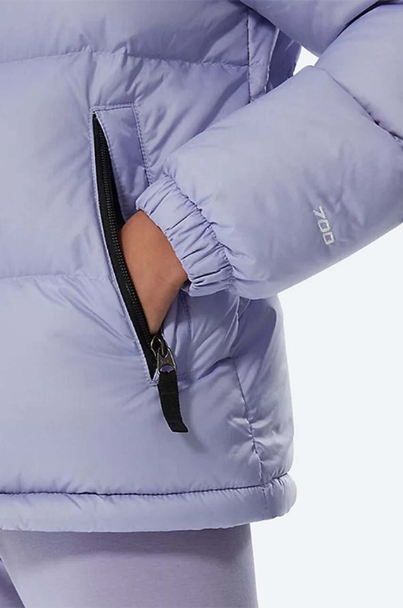 Chłopiec The North Face kurtka puchowa dziecięca Youth 1996 Retro Nuptse NF0A4TIM fioletowy