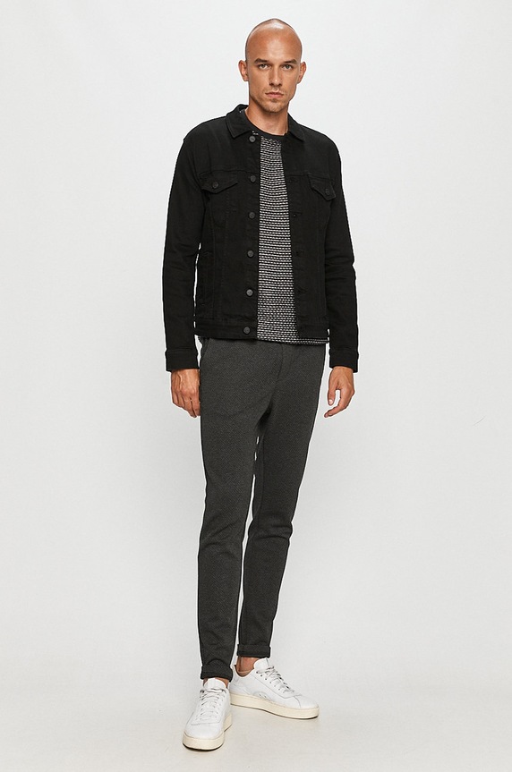 Only & Sons geacă din denim 22017011 negru AA00