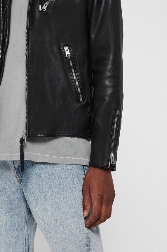 AllSaints - Bőrdzseki Harwood Jacket ML035R