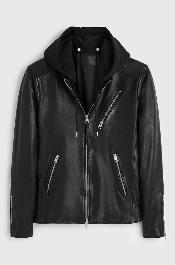 AllSaints - Bőrdzseki Harwood Jacket ML035R