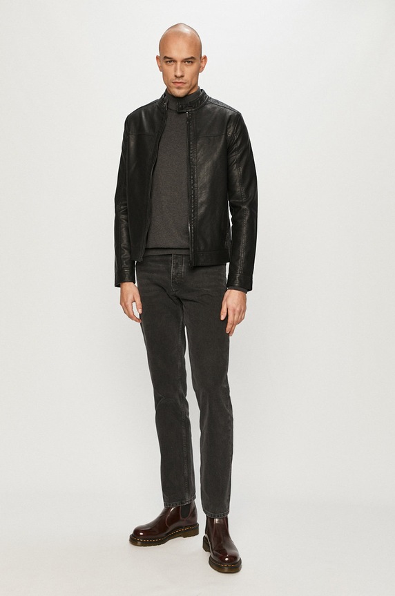 Jack & Jones - Kurtka 12182461. czarny AA00