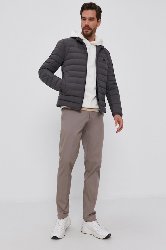 Péřová bunda Emporio Armani 8N1BQ2.1NLRZ šedá AA00