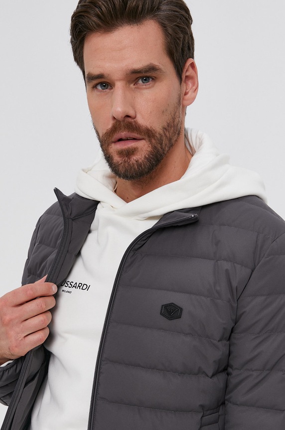 Péřová bunda Emporio Armani šedá 8N1BQ2.1NLRZ