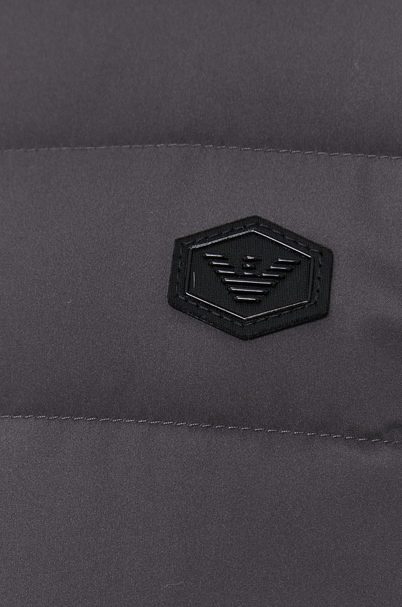 Péřová bunda Emporio Armani 8N1BQ2.1NLRZ šedá