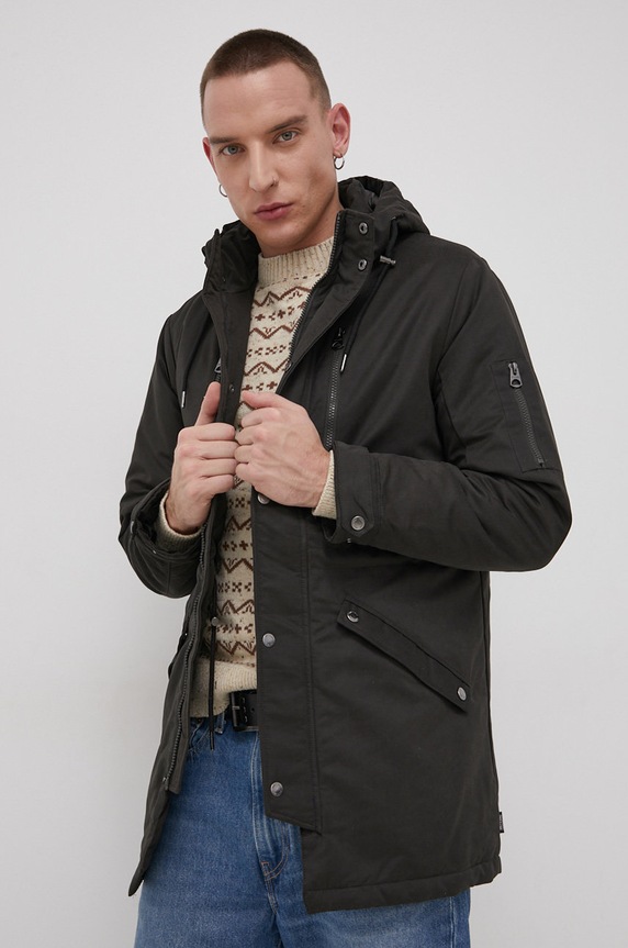 Only & Sons Parka pozostałe zielony 22019700.Peat