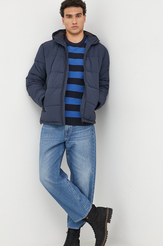 Selected Homme kurtka 16084886.SkyCaptain granatowy AA00