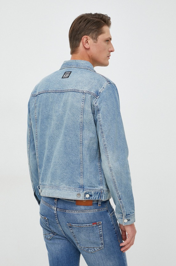 Odzież Armani Exchange kurtka jeansowa 8NZBP4.Z1P1Z.NOS niebieski