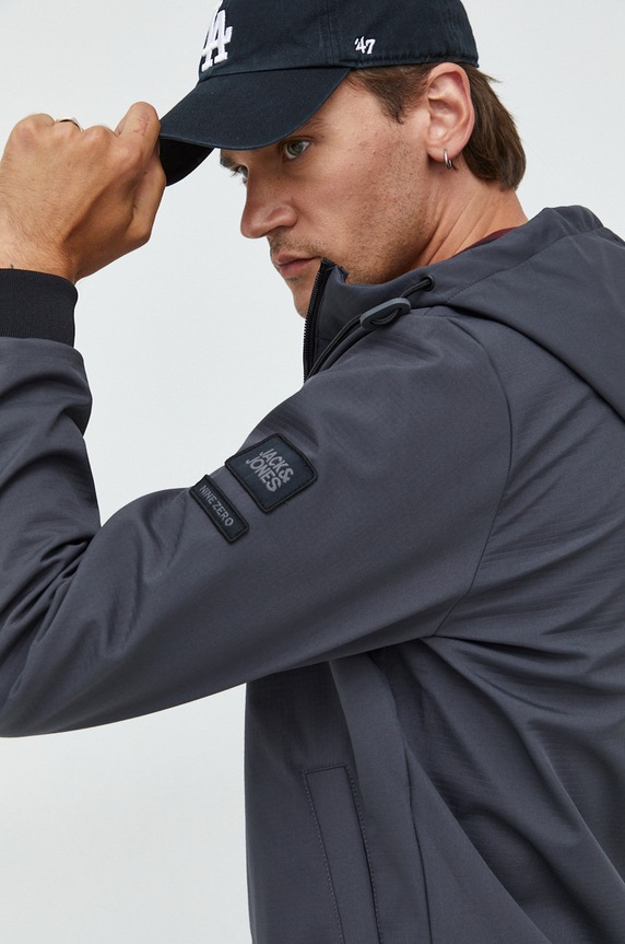 Jack & Jones rövid kabát Jcoclassic szürke 12215818.Asphalt