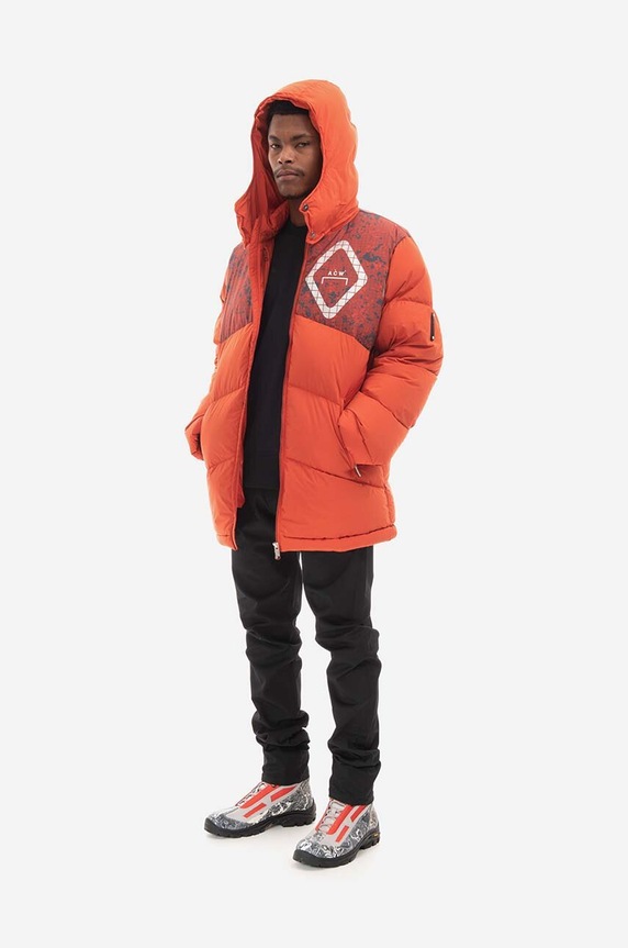 A-COLD-WALL* geacă de puf Panelled Down Jacket ACWMO107. portocaliu AA00