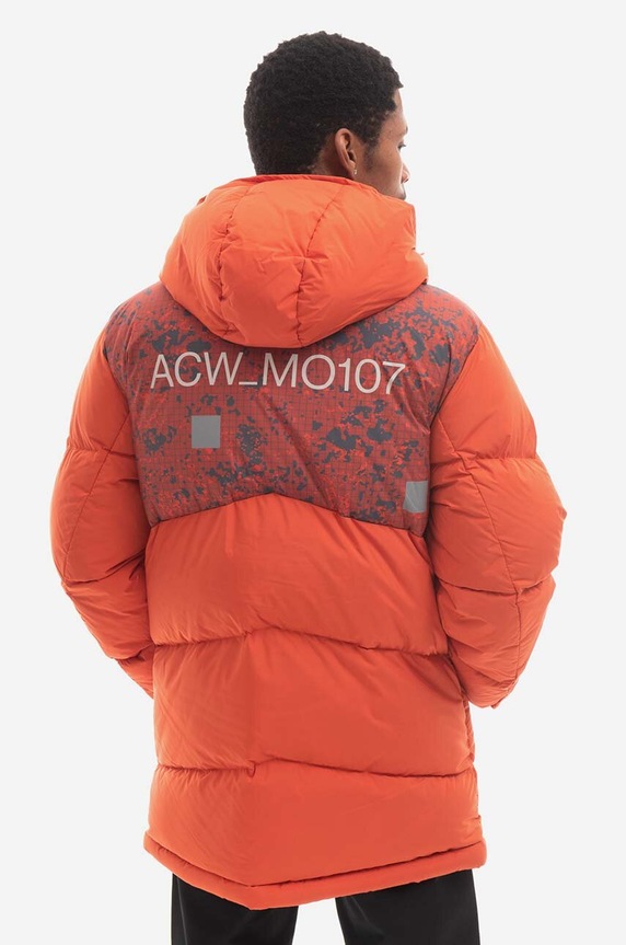 Îmbrăcăminte A-COLD-WALL* geacă de puf Panelled Down Jacket ACWMO107. portocaliu