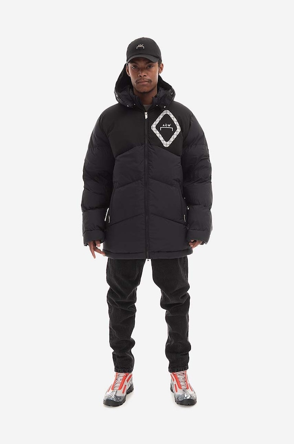 Пухова куртка A-COLD-WALL* Panelled Down Jacket ACWMO107. чорний AA00