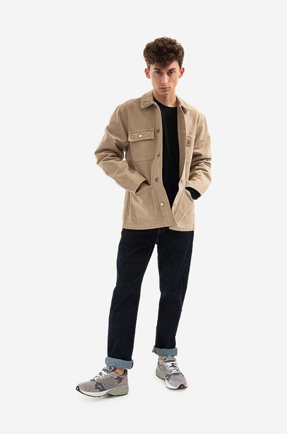 Carhartt WIP denim jacket Michigan Coat I026480. brown AA00