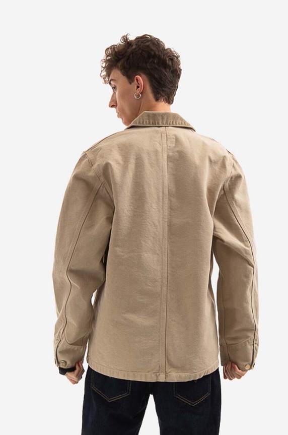 Clothing Carhartt WIP denim jacket Michigan Coat I026480. brown