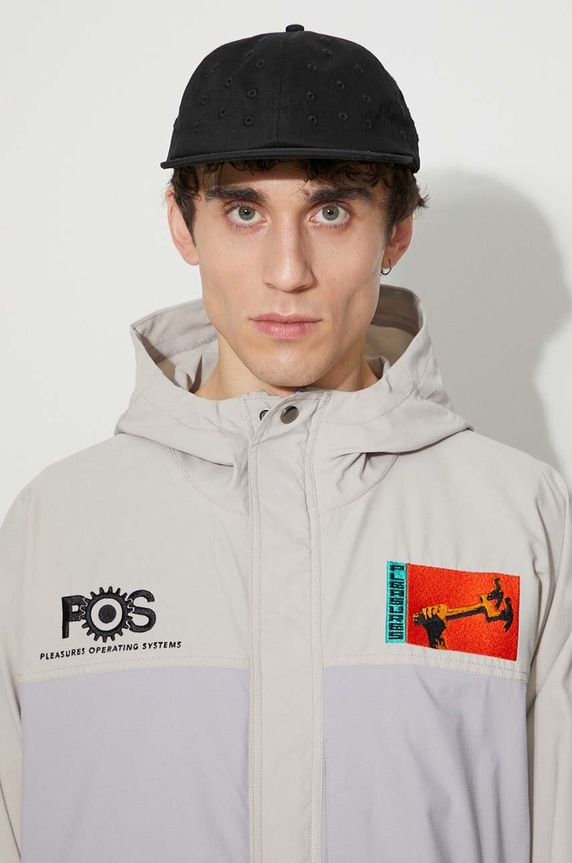 PLEASURES jacket P21W004 beige