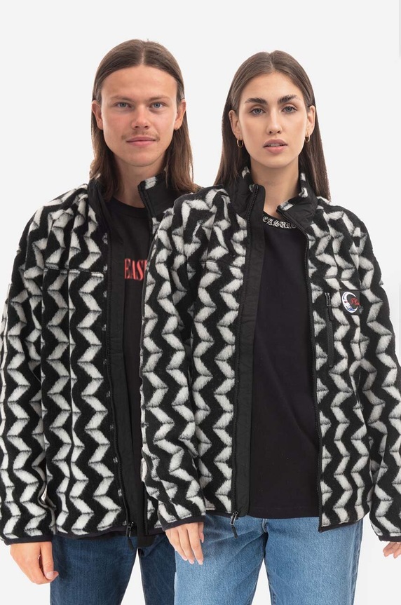 PLEASURES wool jacket non-insulated black P22F011