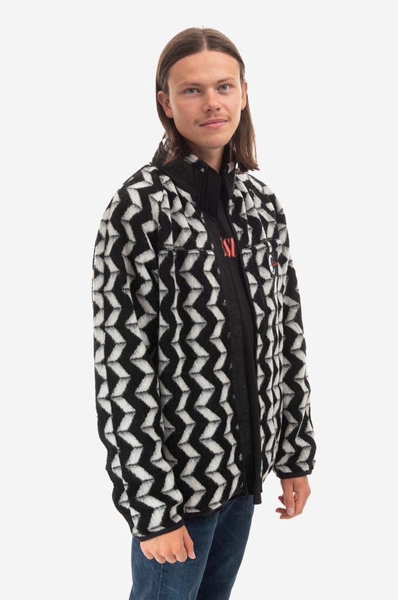 PLEASURES wool jacket P22F011 black