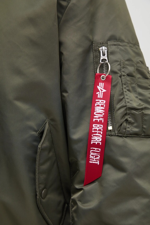 Obojstranná bunda bomber Alpha Industries Ma-1 Reversible 100101.04 zelená
