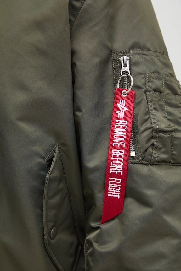 Obojstranná bunda bomber Alpha Industries Ma-1 Reversible 100101.04 zelená