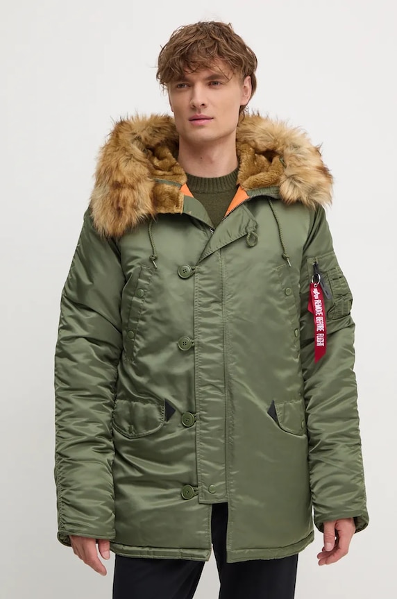 Alpha Industries kurtka N3B VF 59 pozostałe zielony 103141.01