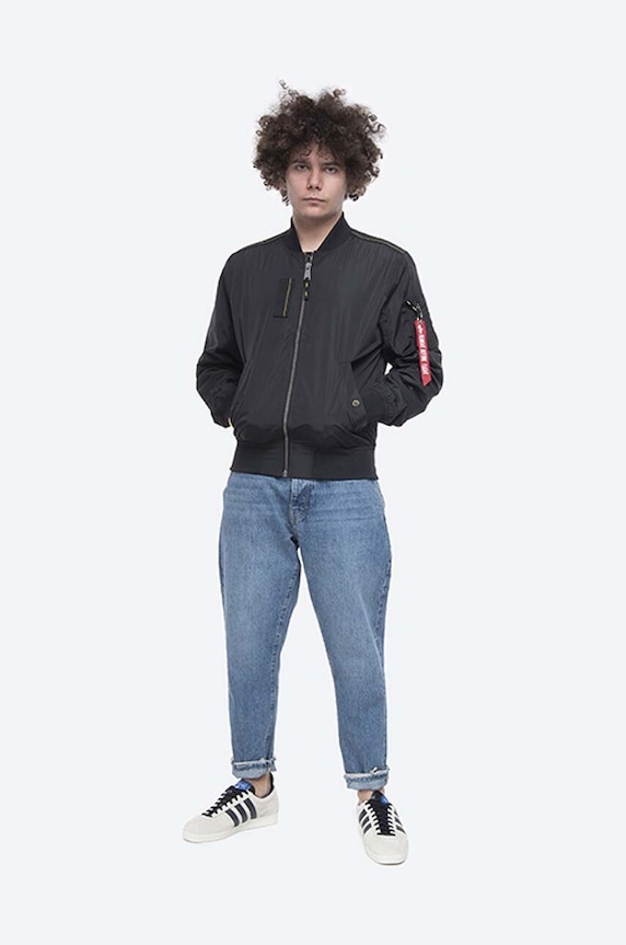 Bomber bunda Alpha Industries MA-1 Parachute 116104 03 116104.03 černá AA00