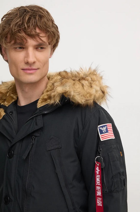 Alpha Industries jacket Polar Jacket black 123144.03