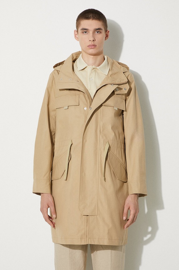 A.P.C. parka Parka Yael with beige COEGJ.H30178