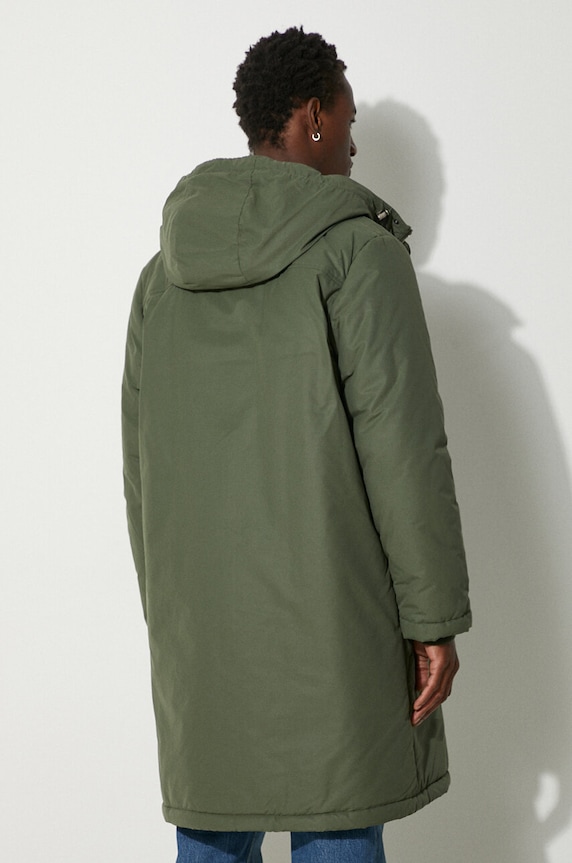 Clothing A.P.C. jacket Parka Hector COEZV.H30179 green