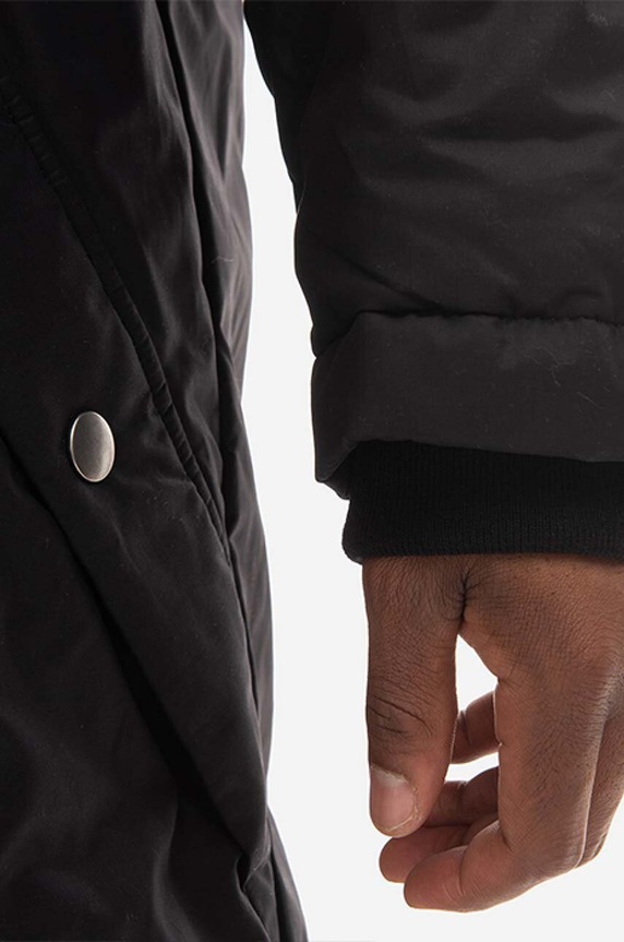 A.P.C. geacă Parka Hector negru COEZV.H30179