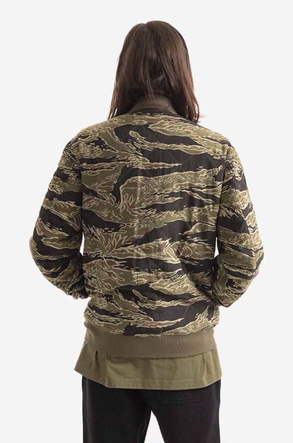 Maharishi reversible bomber jacket 8046.OLIVE