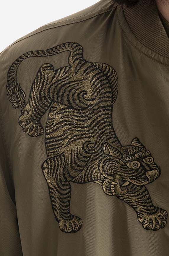 Maharishi reversible bomber jacket 8046.OLIVE