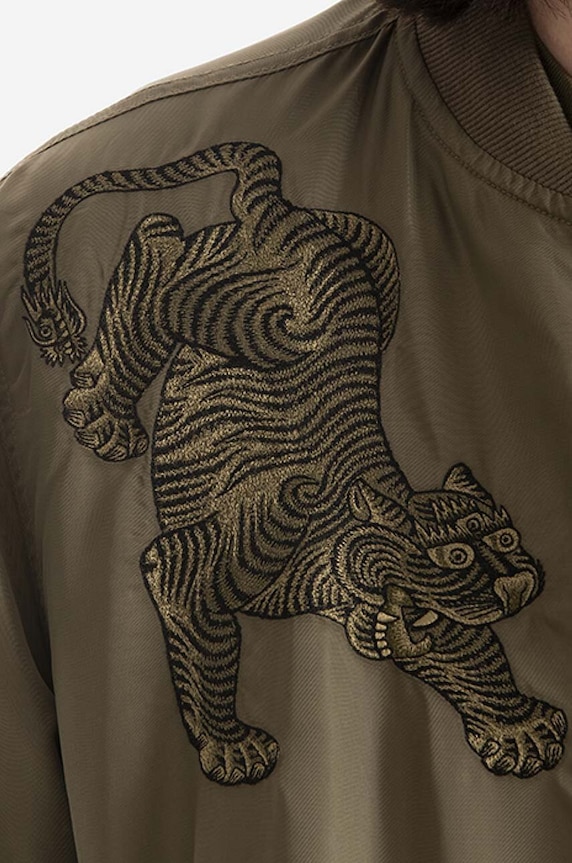 Maharishi reversible bomber jacket 8046.OLIVE