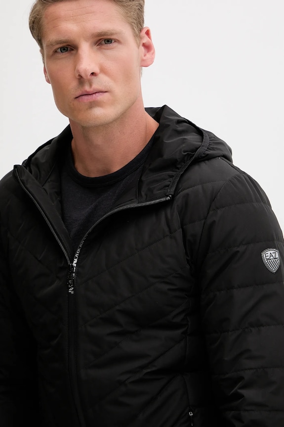 Pernata jakna EA7 Emporio Armani crna 8NPB14.PNE1Z