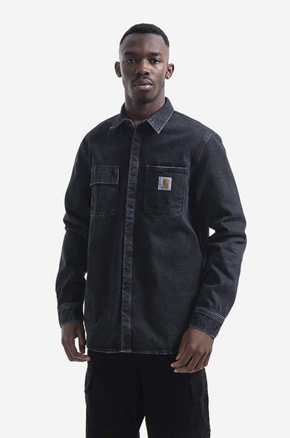 Carhartt WIP denim jacket without black I029212.BLACK.STON