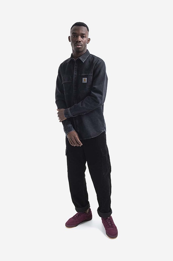 Carhartt WIP denim jacket I029212.BLACK.STON black AA00