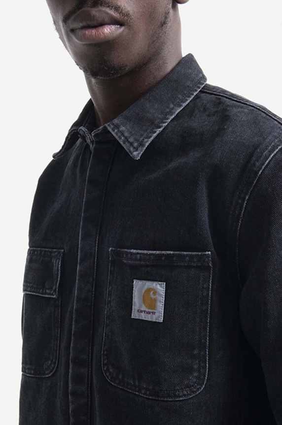 Carhartt WIP denim jacket black I029212.BLACK.STON