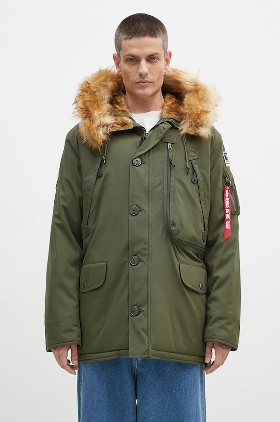 Alpha Industries jacket Polar Jacket with green 123144.257