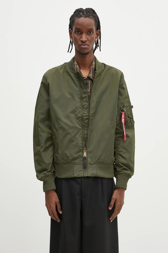 Яке бомбър Alpha Industries Alpha Industries MA-1 TT 191103257 преходна изолация зелен 191103.257