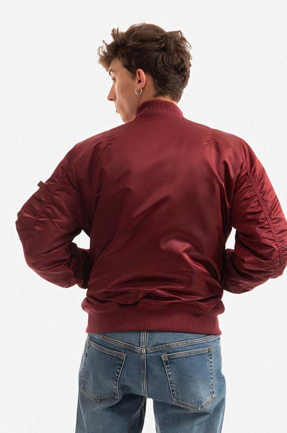Clothing Alpha Industries bomber jacket ALPHA INDUSTRIES MA-1 VF 191118.184 maroon