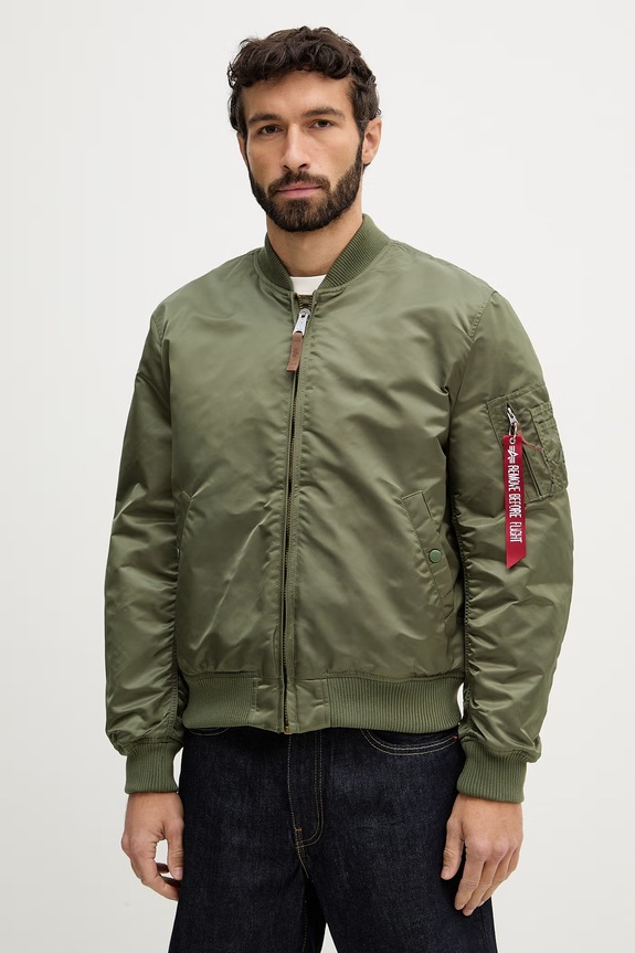 Alpha Industries kurtka bomber MA-1 VF 59 bez kaptura zielony 191118.01