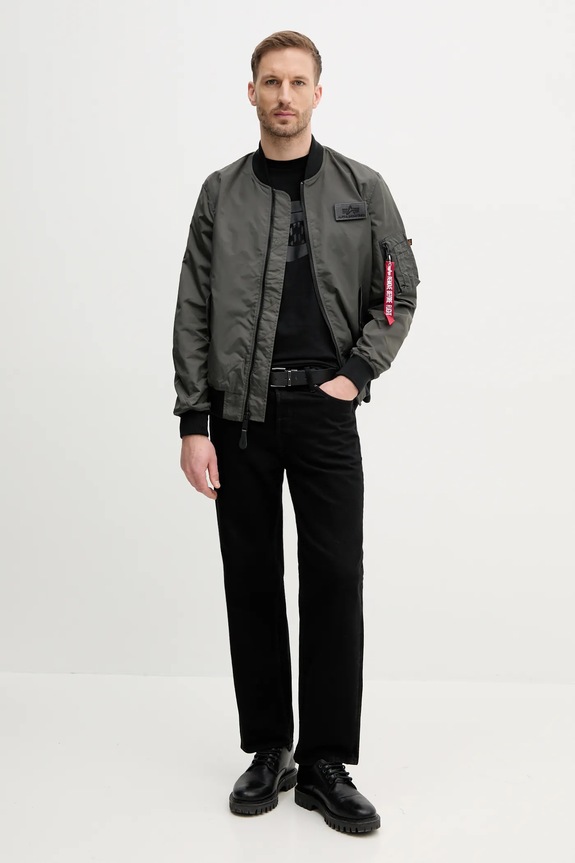 Bomber jakna Alpha Industries Ma-1 Ttc 126101.136 siva SS26