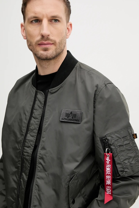 Bomber jakna Alpha Industries Ma-1 Ttc siva 126101.136