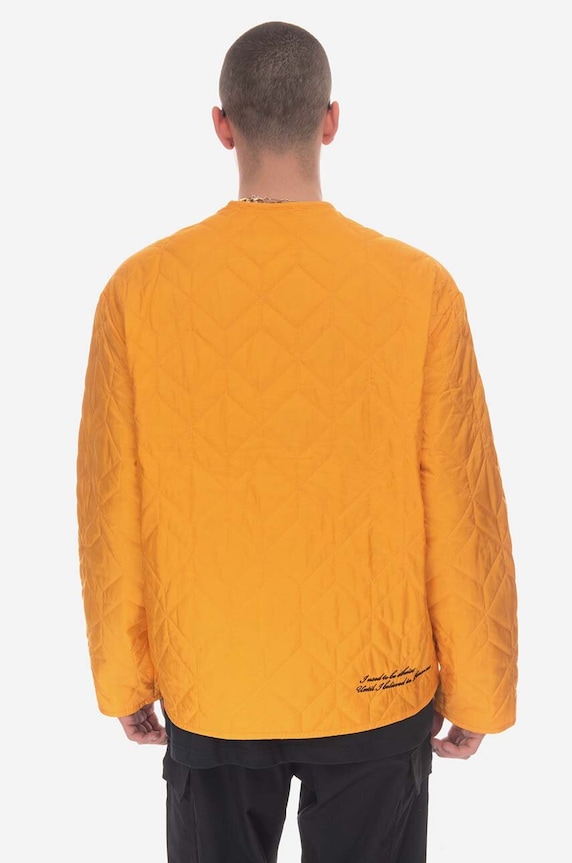 Clothing PLEASURES jacket Lasting Liner Jacket P23SP001 orange
