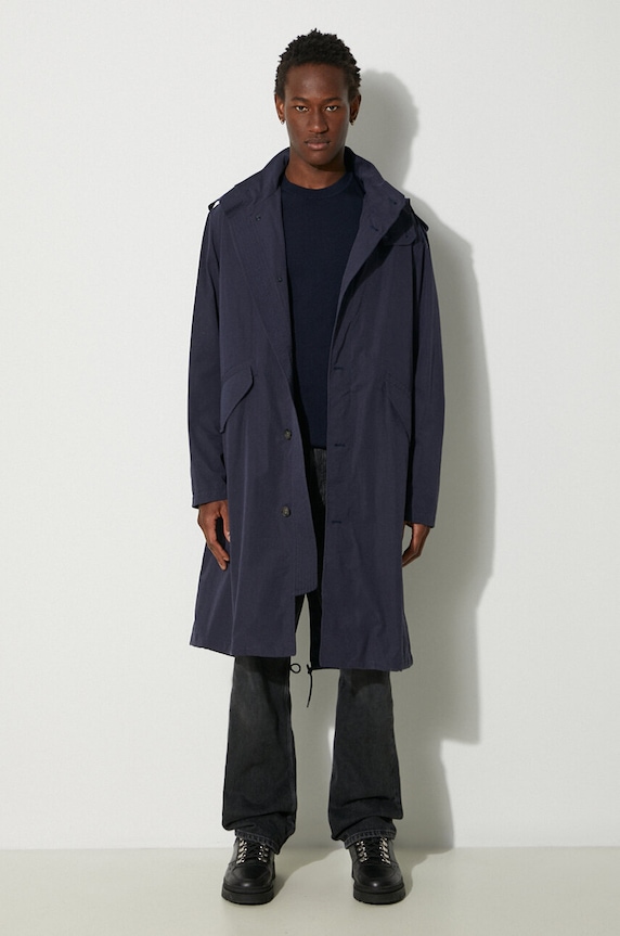 Odzież A.P.C. kurtka COETZ.M30192 granatowy