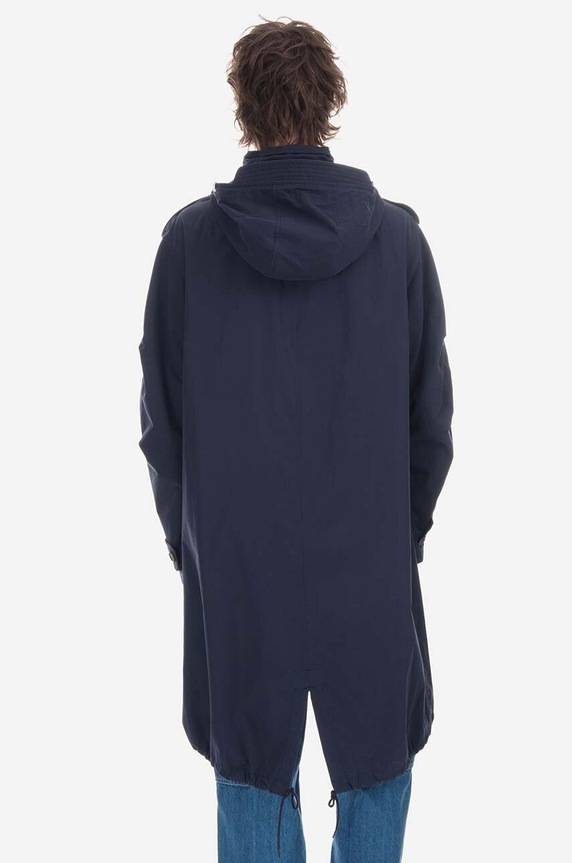 A.P.C. kurtka COETZ.M30192 granatowy