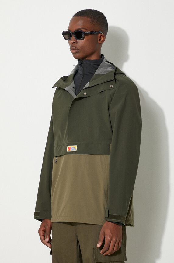 Nepromokavá bunda Fjallraven Vardag Hydratic Anorak zelená F86688.662.625